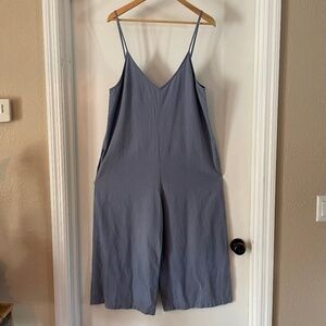 Urban outfitters blue jumpsuit